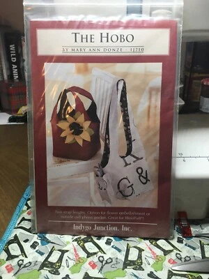 Mary Ann Donze The Hobo Bag Sew Pattern IJ710 - Indigo Junction, Inc. 2004 - Image 1 of 2