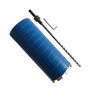 5" Dry Diamond Core Drill Bit with 1/2" Chuck Pilot Bit Adapter, 5/8"-11 Arbor - Picture 1 of 3