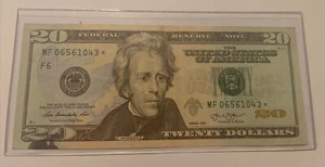 US Fancy Star Error Note Serial Twenty Dollar Replacement Duplicate Ink Fed $20 - Picture 1 of 2