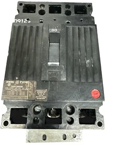GE TED136030 30 Amp 600 Vac 3 Pole Breaker 600V TED 30A General Electric - Picture 1 of 9