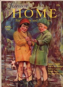 1932 Junior Home April - Terrier; Trolley cars; Slave parents; Ireland poster - Picture 1 of 1