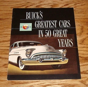 Original 1953 Buick Greatest Cars in 50 Years Verkaufsprospekt 1903 - 1953 - Bild 1 von 2