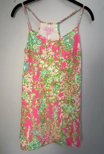 Lilly Pulitzer Southern Charm Dusk Silk Slip Dress Size XXS - Bild 1 von 4
