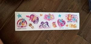 2019 SDCC COMIC CON HASBRO MY LITTLE PONY PROMO TATTOO SHEET PINKIE PIE RAINBOW - Picture 1 of 1