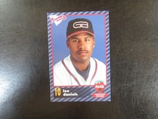 1996 Coca Cola Sports Print Greenville Braves Lee Daniels (B60) Atlanta Braves