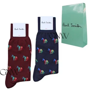 PAUL SMITH HOMBRE DOS PARES CALCETINES HECHOS EN ITALIA Con BOLSA REGALO PS ANTES 44,00€ - Imagen 1 de 4