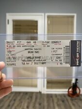 2011 BRUNO MARS & Janelle Monae concert ticket Hooligans In Wonderland