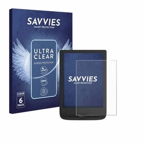 6x Screen Protector for PocketBook Basic Lux 4 Protective Film Clear Protection - Afbeelding 1 van 11