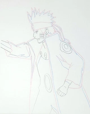 Naruto Shippuden: kcm Naruto Kcm + Six Paths Sage Mode + kcm not anime cel - Image 1 of 3