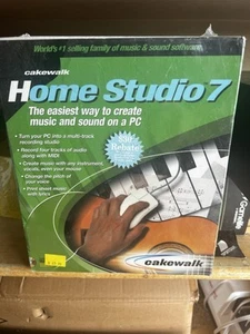 Cakewalk Sonar HOME STUDIO 7 W/ Manual NEW SEALED Windows 95 Windows NT Cd Rom - Picture 1 of 5