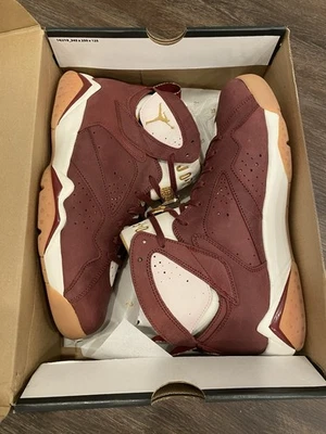 Nuevo Retro Air Jordan C&C Cigar 7 VI Para Hombre Talla 10 Borgoña Foto 1 de 4