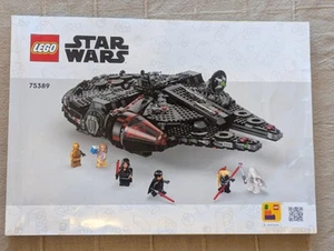LEGO TECHNIC 75389 BUILDING INSTRUCTION BOOK STAR WARS THE DARK FALCON (1) USED - Picture 1 of 3