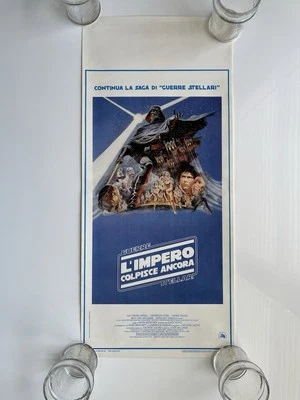 The Empire Strikes Back style B 28" x 13" Italian locandina insert movie poster - Image 1 of 4