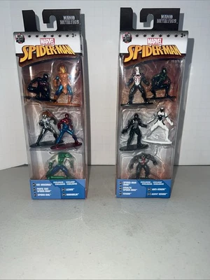 Jada Nano Metalfigs Spider-Man Paquete de 10 Marvel Comics Spider-Gwen Duende Verde Nuevo Foto 1 de 3