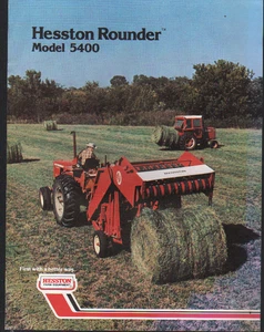 Folleto de empacadora redonda Hesston Rounder "Modelo 5400" - Imagen 1 de 1