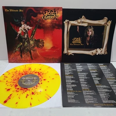 OZZY OSBOURNE The Ultimate Sin LP 2019 Vinyl Yellow BRed New SYOTOS Box Poster - Image 1 of 4