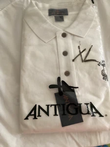 ANTIGUA Polo Shirt Men's XL Short Sleeve-ST. ANDREWS SCOTLAND GOLF-NWT - Picture 1 of 8