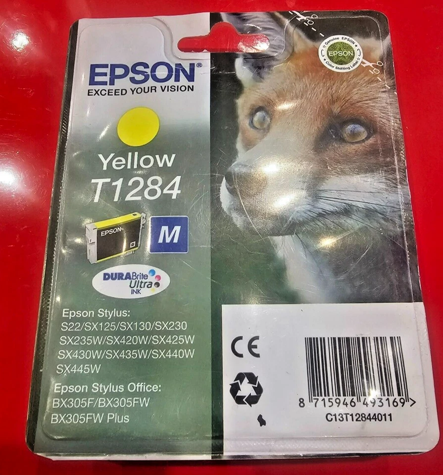 Cartouche d'encre Epson T1284 Yellow Renard - Photo 1/1