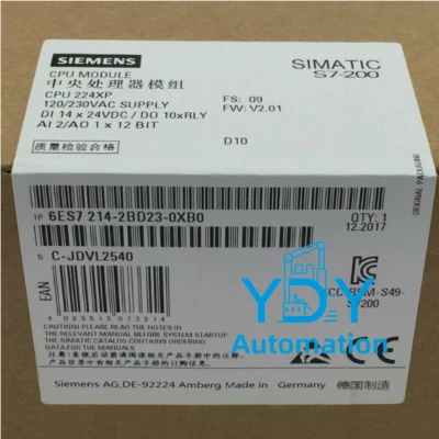 1PC Siemens 6ES7214-2BD23-0XB0 6ES7 214-2BD23-0XB0 New In Box Expedited Shipping - Image 1 of 3