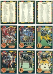 NFL - FOOTBALL TRADING CARD LOT - 152 CARDS - 1991 - AAA SPORTS - CHECKLISTS - Picture 1 of 2