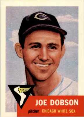 1993 TOPPS ARCHIVES - 1953 TOPPS - #5 JOE DOBSON - WHITE SOX - - Image 1 of 2