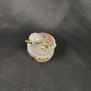 Orient Express für Elizabeth Arden 2,5" Porzellan Vogel Kerze Japan Vintage - Bild 1 von 9