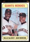 1969 Topps Giants Heroes San Francisco Giants #572