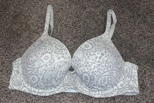 Soma bedruckter pastellgrün umarmbarer BH 34C - Bild 1 von 2
