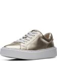 Clarks Hero Lite Lace Champagne Leather Trainers UK 4 D EU 37