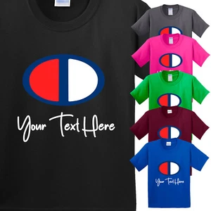 Personalized Custom Print Your Logo On Kids T Shirt Funny Your Text USA Gift Tee - Picture 1 of 13