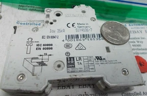 Interruptor de circuito Siemens 5sy4106-7 - Imagen 1 de 2