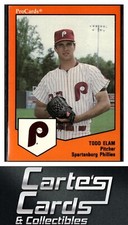 Todd Elam 1989 ProCards Minor League Team Sets #1028  Spartanburg Phillies