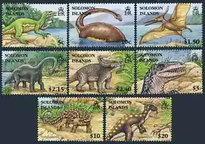 EDSROOM-19269 Solomon Islands 1062-69 MNH 2006 Complete Dinosaurs CV$17 - Picture 1 of 1