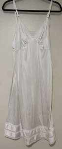 SEXY slip intero donna Sears taglia 36 bianco seta lingerie pizzo - Foto 1 di 8