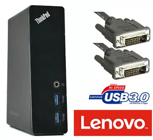 Docking Station Lenovo THINKPAD USB 3.0 Doc Para L550 L560 L570 T440 T440S DOC28 - Imagen 1 de 1