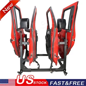 Door Hanger Storage Rack Cart For 1987-2024 Jeep Wrangler TJ/JK/JL &Gladiator JT - Picture 1 of 8