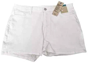 Pantalones Cortos de Vaquero MARKS & SPENCER Damas Algodón A Medida Blanco Ropa de Vacaciones Reino Unido 24 - Imagen 1 de 3