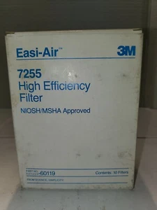 Filtro de cartucho de alta eficiencia 3M 7255 HEPA, Easi-Air, 10/Caja NUEVO - Imagen 1 de 6