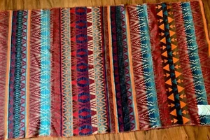 Woolrich Wool Blanket Southwest Aztec Throw Multicolor Measures 38 X 59 - Picture 1 of 8