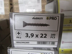 SWG Rigipsschrauben 3,5x22mm 200Stk Faserplatten  / YReg-- - Bild 1 von 2