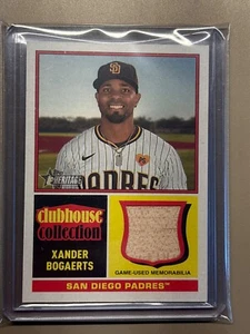 2025 Topps Heritage Xander Bogaerts #CCR-XB Clubhouse Collection Bat Relic - Bild 1 von 2