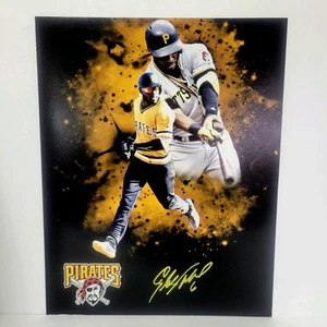 Starling Marte Signed 11x14 Photo Pittsburgh Pirates NY Mets Baseball AAC COA - Picture 1 of 3