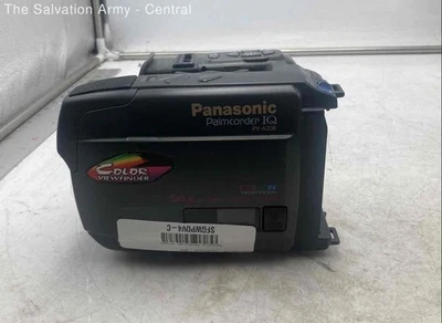 Panasonic Palmcorder IQ PV-A296D Color Viewfinder Black Handheld Camcorder - Image 1 of 4