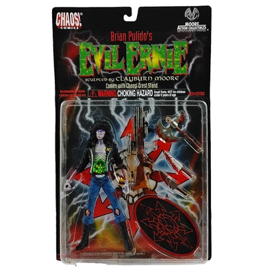 Figura de acción Evil Ernie 6" Moore cómic coleccionables 1997 Brian Pulidos Foto 1 de 4