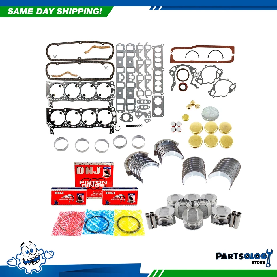 Kit de reconstrucción de motor DNJ EK4182A para 88-93 Ford E150 Econoline 5,8 L V8 OHV 16v Foto 1 de 4