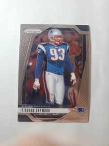 RICHARD SEYMOUR 2024 Panini Prizm Football Silver Prizm #202 Patriots - Picture 1 of 2