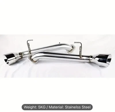 Stainless Steel Axle Back Muffler Exhaust for Infiniti G37 2dr Coupe 2008-2013 - Image 1 of 4