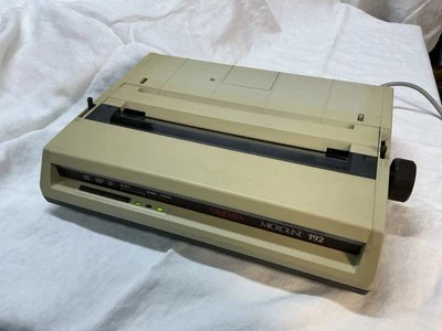 Okidata Microline 192 GE5251B Monochrome Dot Matrix Impact Personal Printer - Image 1 of 4