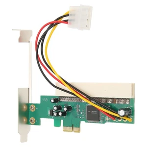 PCI Express To PCI Adapter Card 2.5Gbps Data Transfer 4 Pin Power Connection NEW - Afbeelding 1 van 12