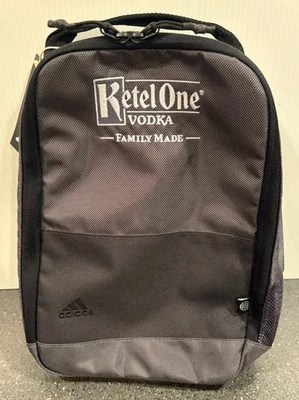 Bolsa de Sapato Ketel One Vodka Adidas Cinza/Preto HC6172 Nova com etiquetas - Imagem 1 de 4